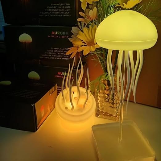 Jellyfish LED Night Light – 7-Color Changing Lamp