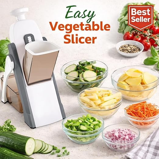 Multi-purpose chopper with salad cutter